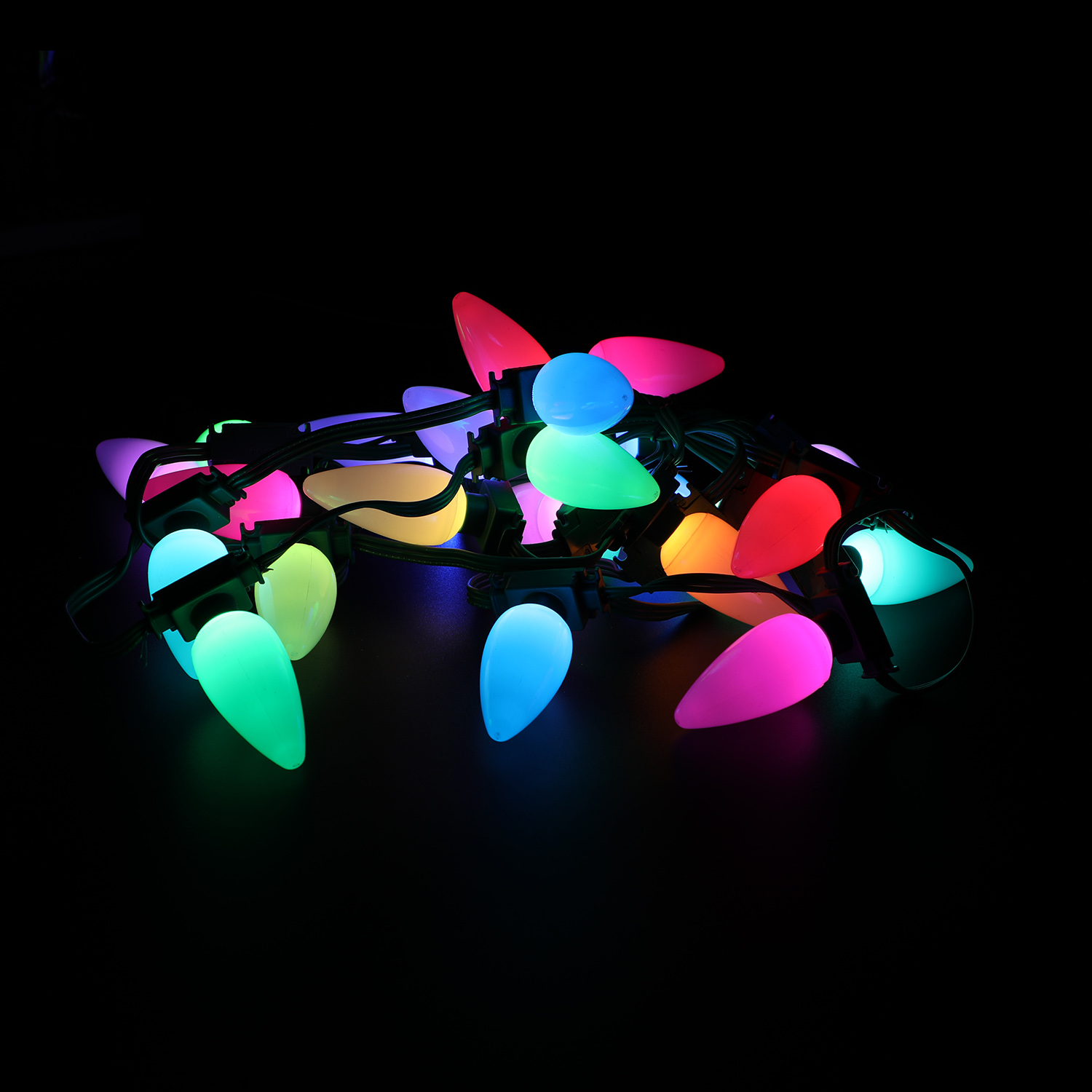 UL CE Waterproof RGB C7 Opaque Light String