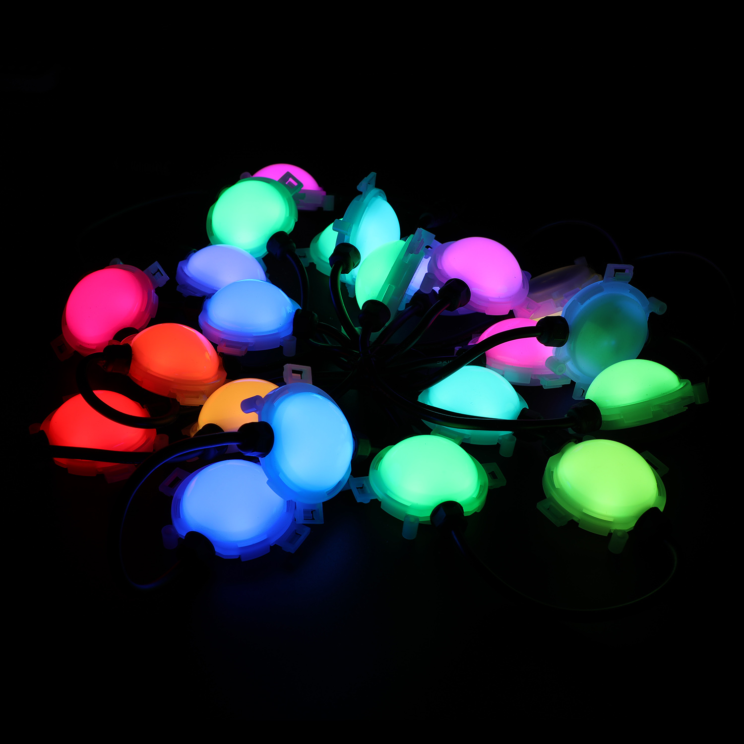 24V Waterproof RGB Dome Pixel light