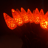 22 AWG Wire UL Waterproof Outdoor Use Orange LED C6 Strawberry LED String Lights 