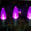 UL C9 Minleon Purple LED Replacement Bulbs for Halloween 