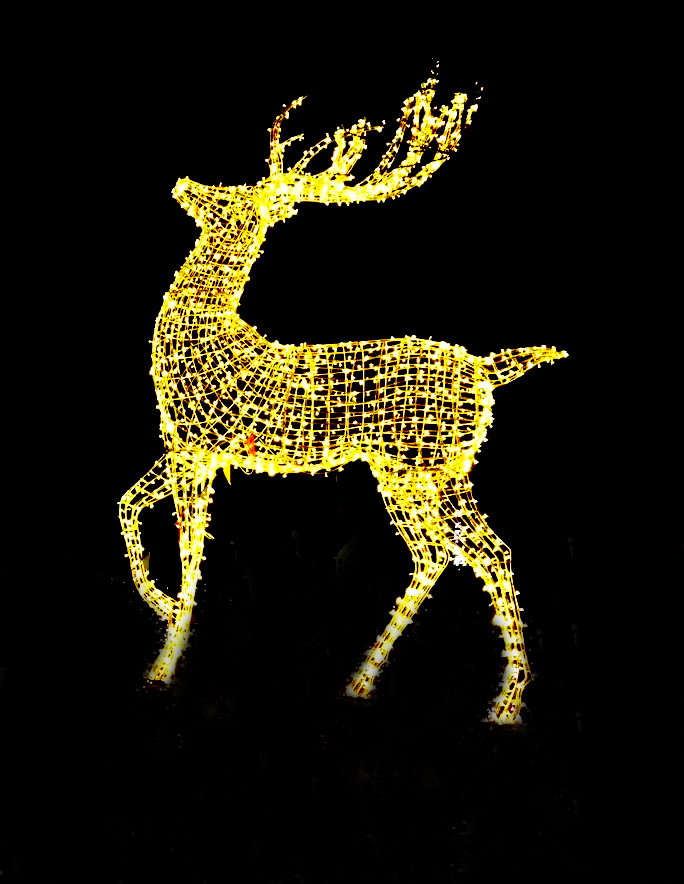 DEER003 Giant Shopping Center Christmas Decor Light