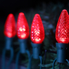 Minleon C9 LED Christmas Replacement Bulbs Red LED 