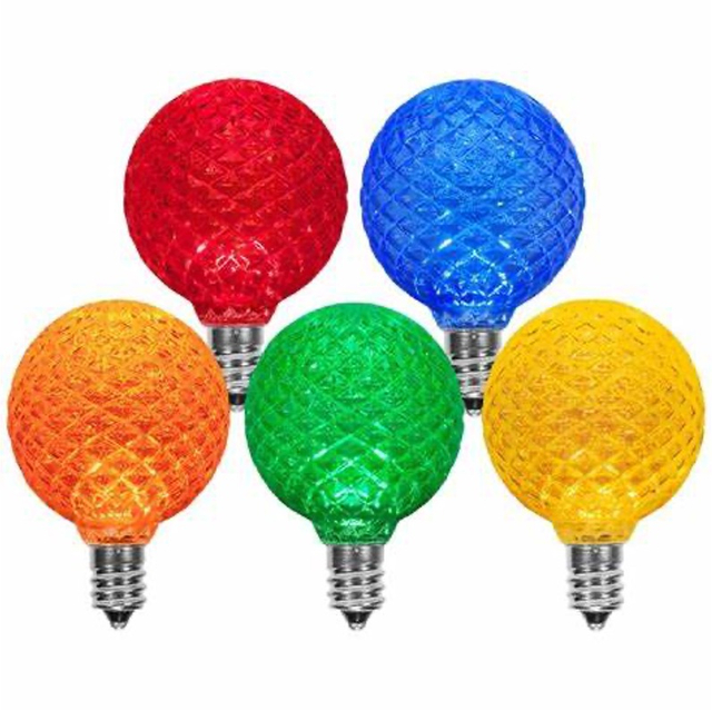 Waterproof UL 120V G50 E12 Faceted LED Bulbs