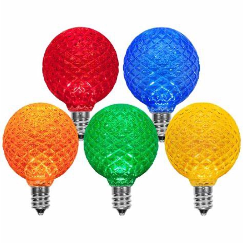 Waterproof UL 120V G50 E12 Faceted LED Bulbs