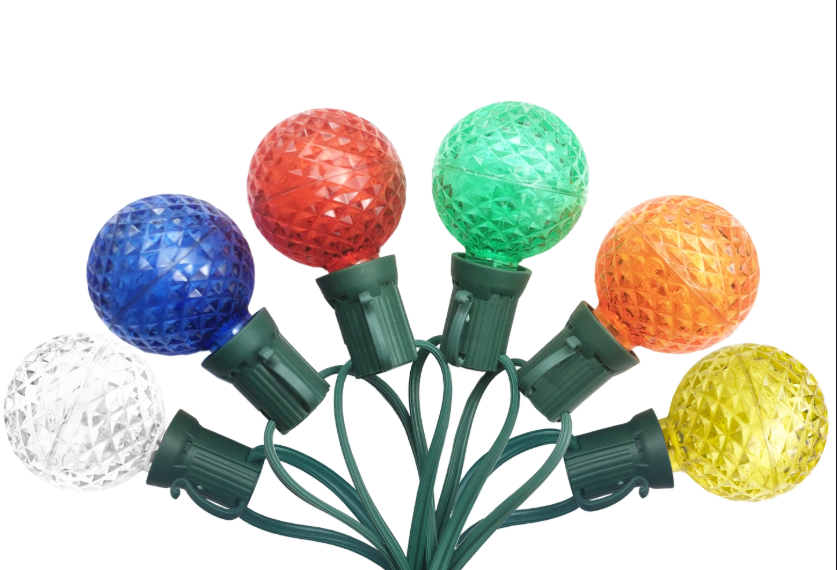 120V UL G50 E17 Multi Faceted LED Bulbs