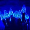 C6 Strawberry LED String Lights Blue Christmas String Light UL Waterproof