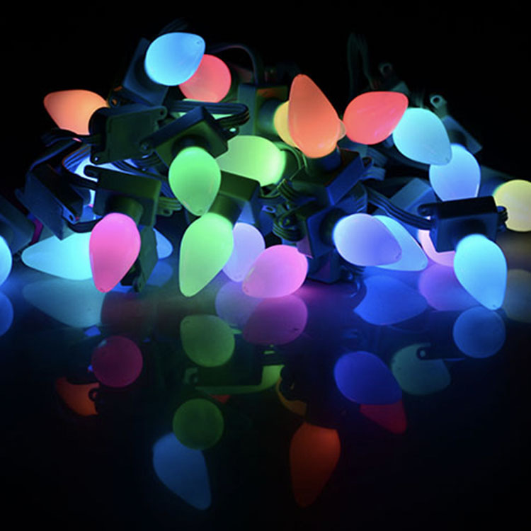 UL CE Waterproof RGB C7 Opaque Light String