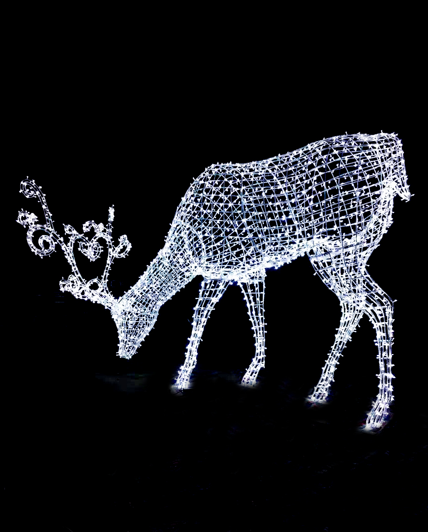 DEER003 Giant Shopping Center Christmas Decor Light