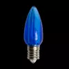 C9 LED Transparent Bulb Blue