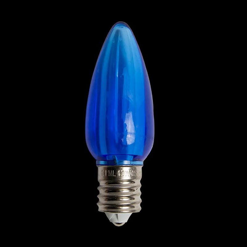 C9 LED Transparent Bulb Blue