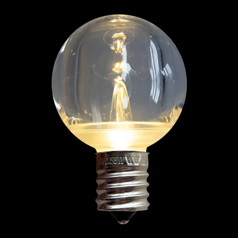 G50/E17 LED Transparent Bulb – Traditional Warm White