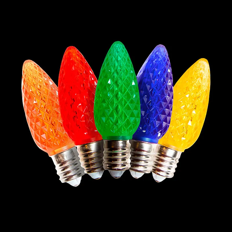 UL C9 Minleon LED Replacement Bulbs Multi Christmas Bulb