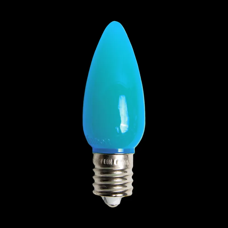 C9 LED Opaque Bulb Teal
