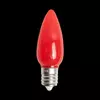 C9 LED Opaque Bulb Red