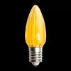 C9 LED Transparent Bulb Yellow