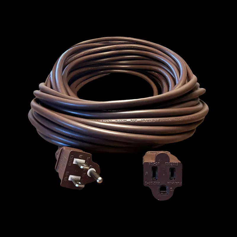 100′ Extension Cord – Brown