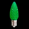 C9 V2 LED Faceted Bulb – Green