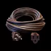 12′ Triple Tap Extension Cord – Brown