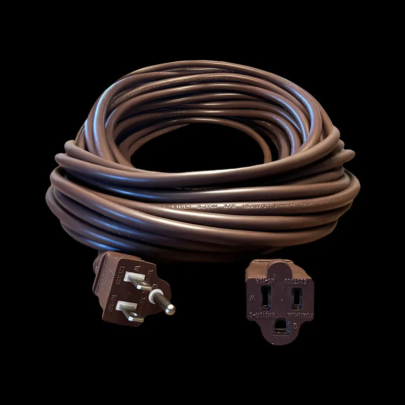 12′ Triple Tap Extension Cord – Brown
