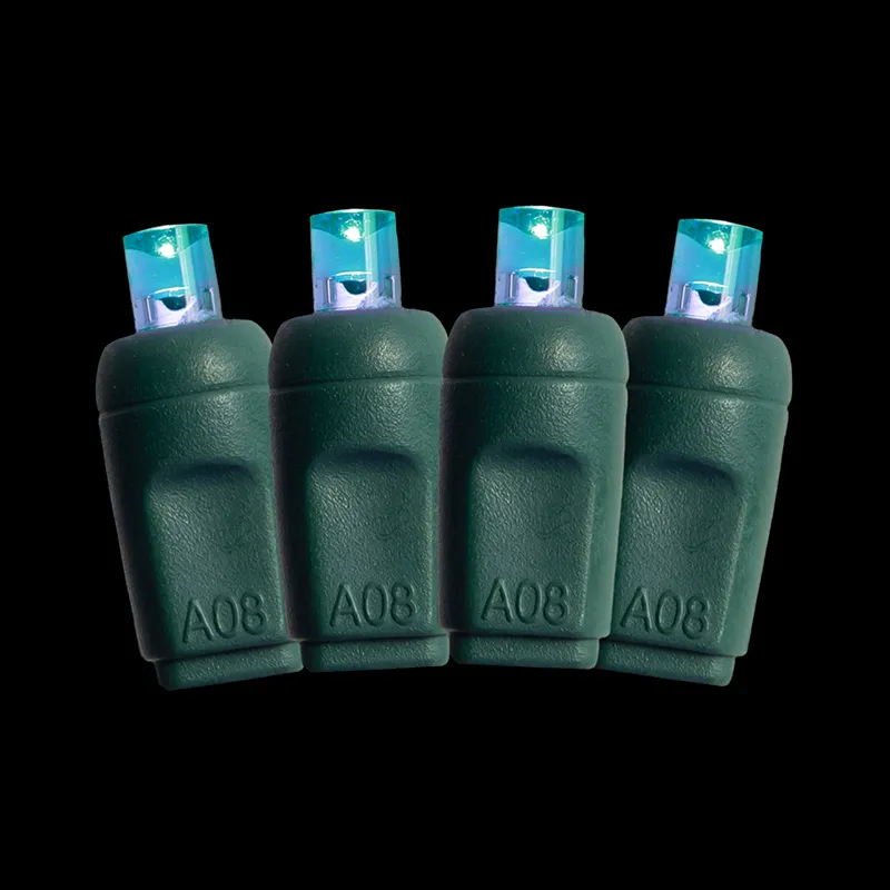 50L 5MM Teal LED Christmas String Lights Outdoor Waterproof