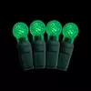 50L G12 Green LED Christmas String Lights Outdoor Waterproof