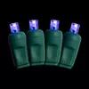 70L 5MM Blue LED Christmas String Lights 4 Inch Spacing Outdoor Waterproof IP65