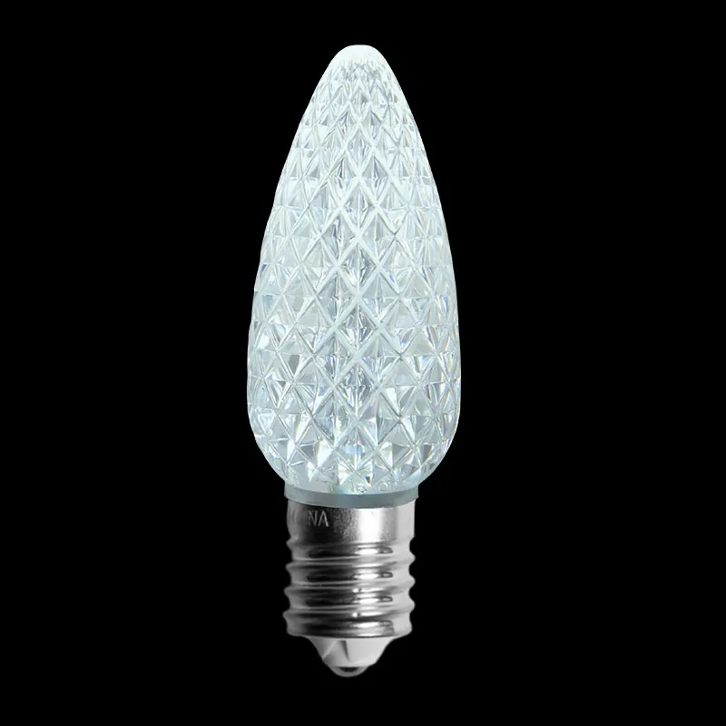 C9 V2 LED Faceted Bulb – Cool White