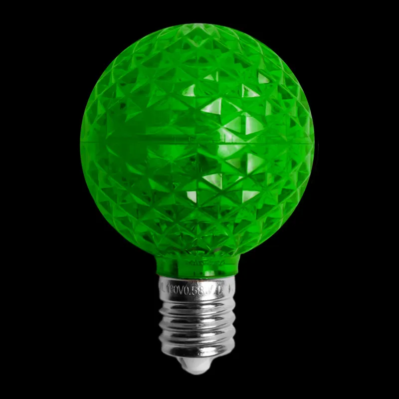 G50 LED Transparent Bulb – Green