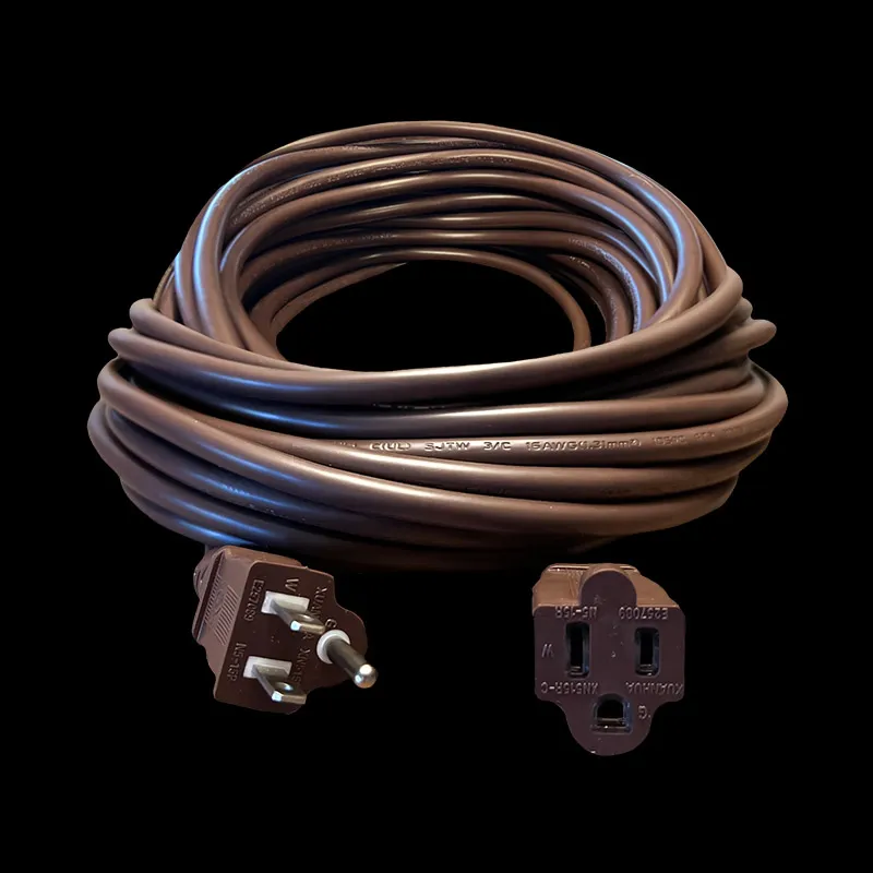 24′ Extension Cord – Brown