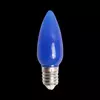 C9 LED Opaque Bulb Blue