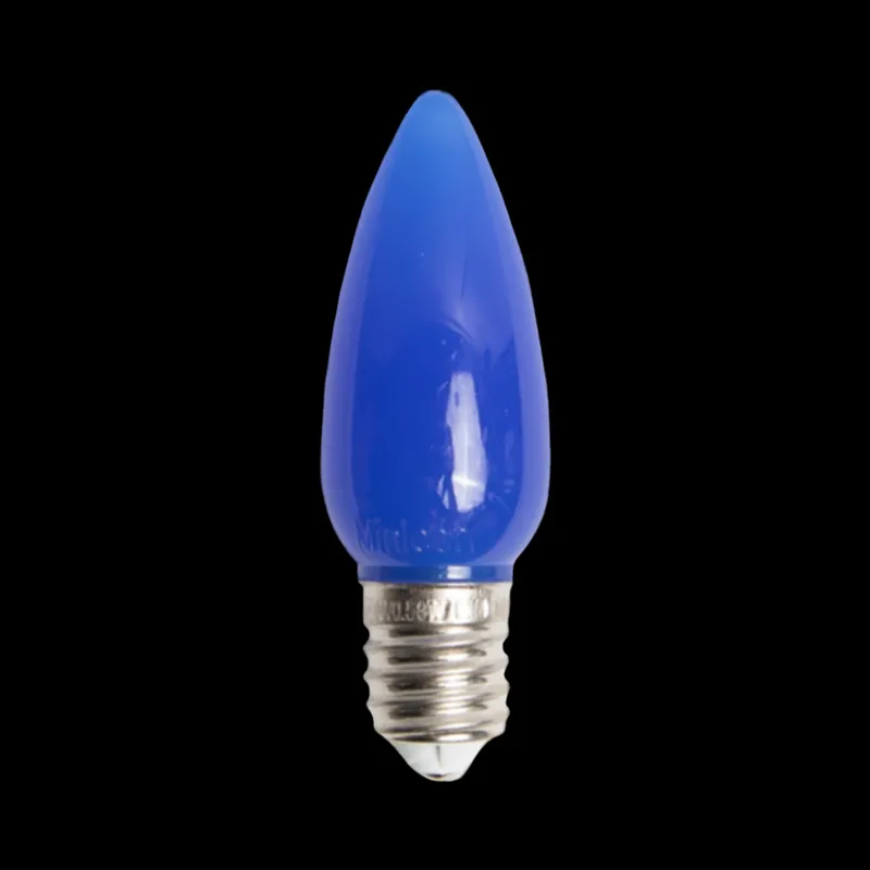 C9 LED Opaque Bulb Blue