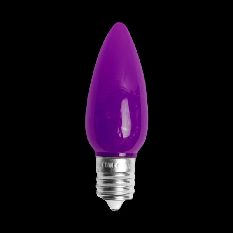 C9 LED Opaque Bulb Purple