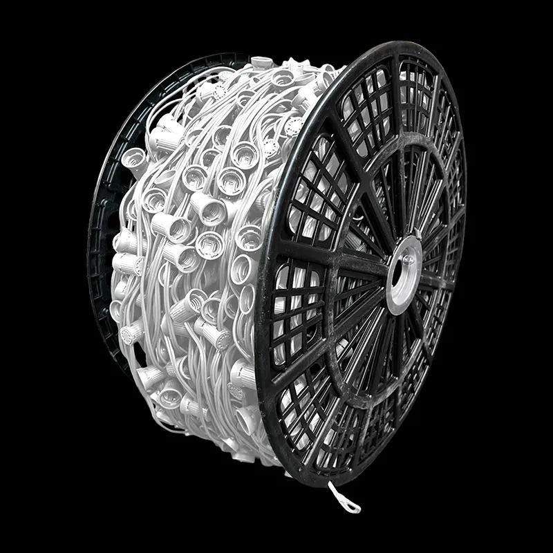 1000′ C7 SPT-1 Socket Cord 12″ Spacing – White
