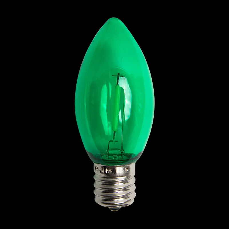 C9 LED Filament Bulb – Green