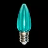 C9 LED Transparent Bulb Teal