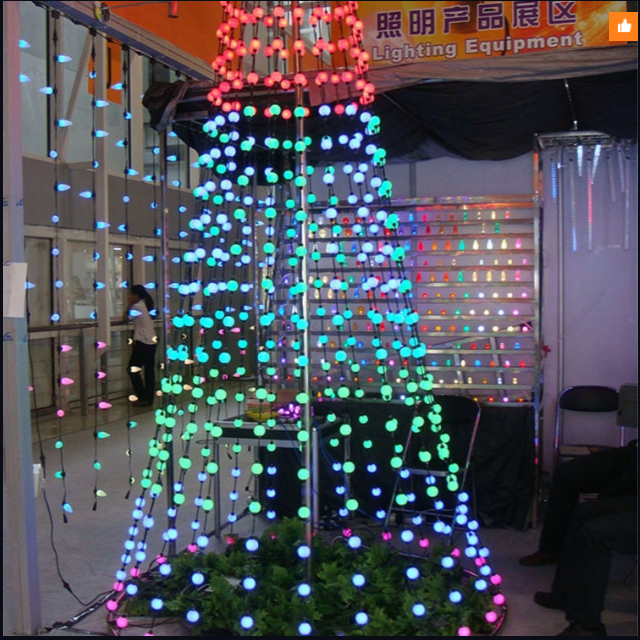 Custom DMX IP66 RGB Triklit Light String