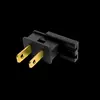 SPT-1 Male Slide Plug – Black