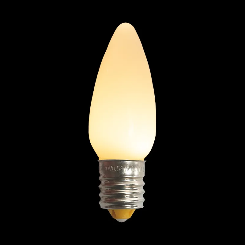 C9 LED Opaque Bulb Sun Warm White