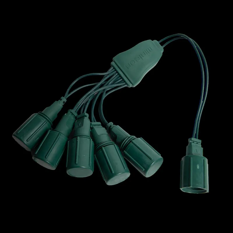 Coaxial 5-Way Splitter – Green
