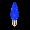 C9 V2 LED Faceted Bulb – Blue