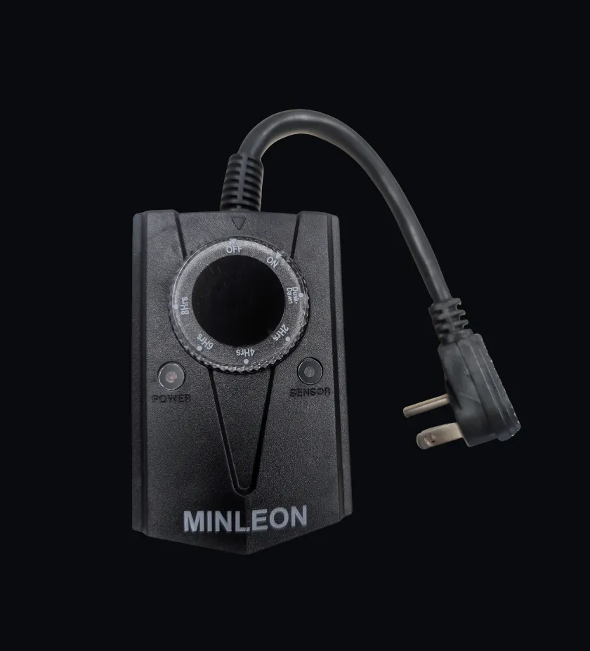 2025 Light Sensing Timer – Black