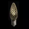 C9 LED Faceted Flicker Bulb Flicker
