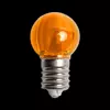 130V UL G30 E17 Smooth Transparent Orange LED Bulbs